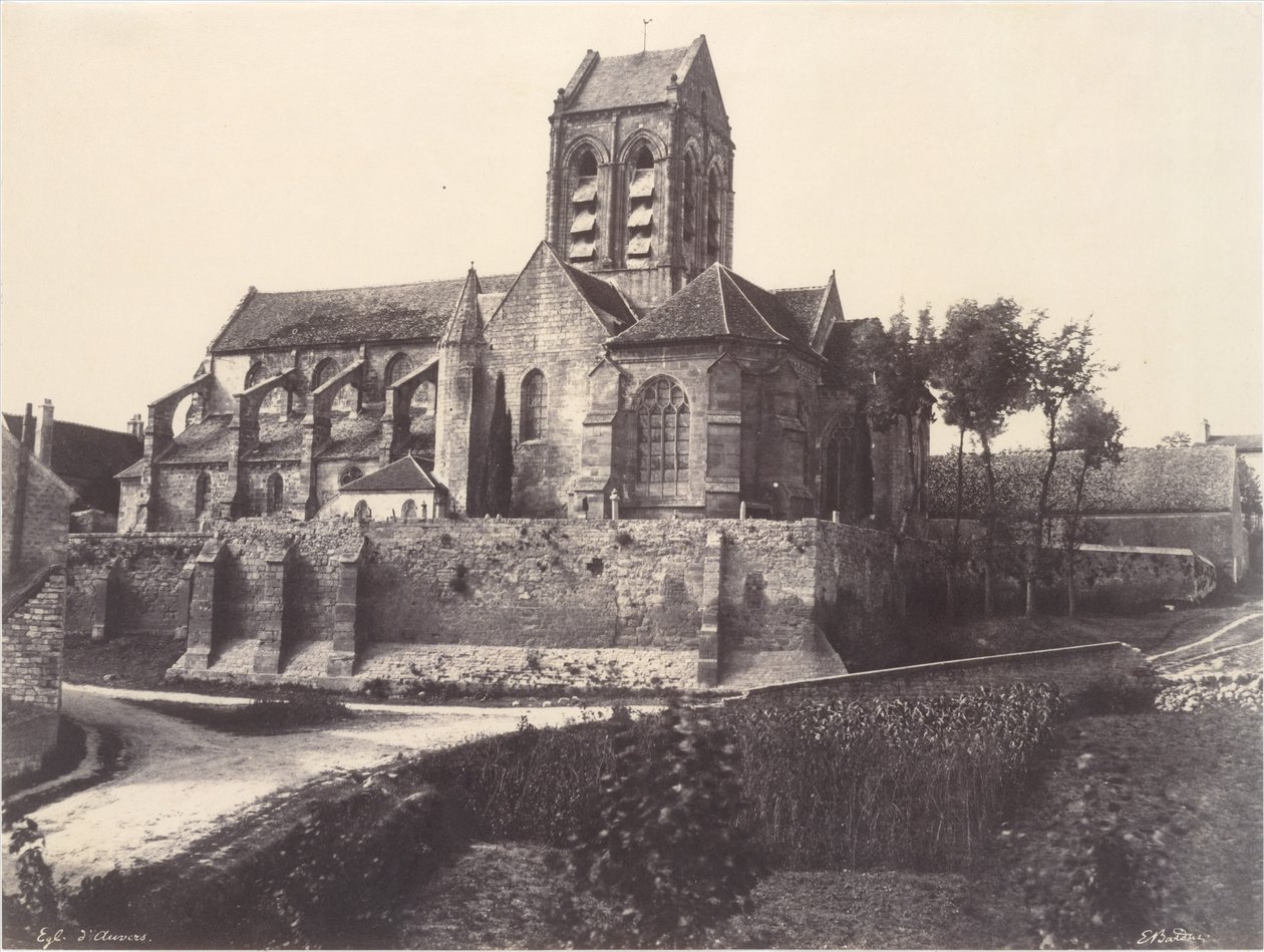 Az auvers-i templom alkotó: Édouard Baldus
