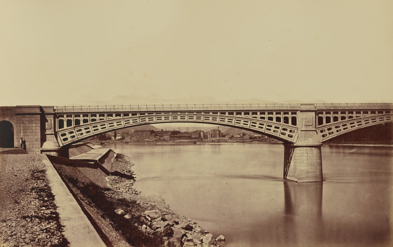 Givors. Viadukt alkotó: Édouard Baldus