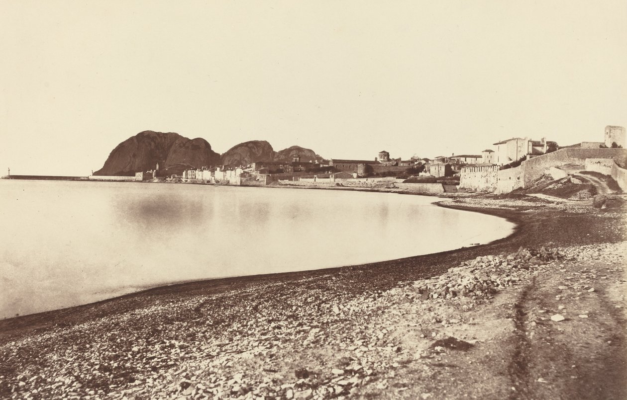 Ciotatban, 1860 körül. alkotó: Édouard Baldus