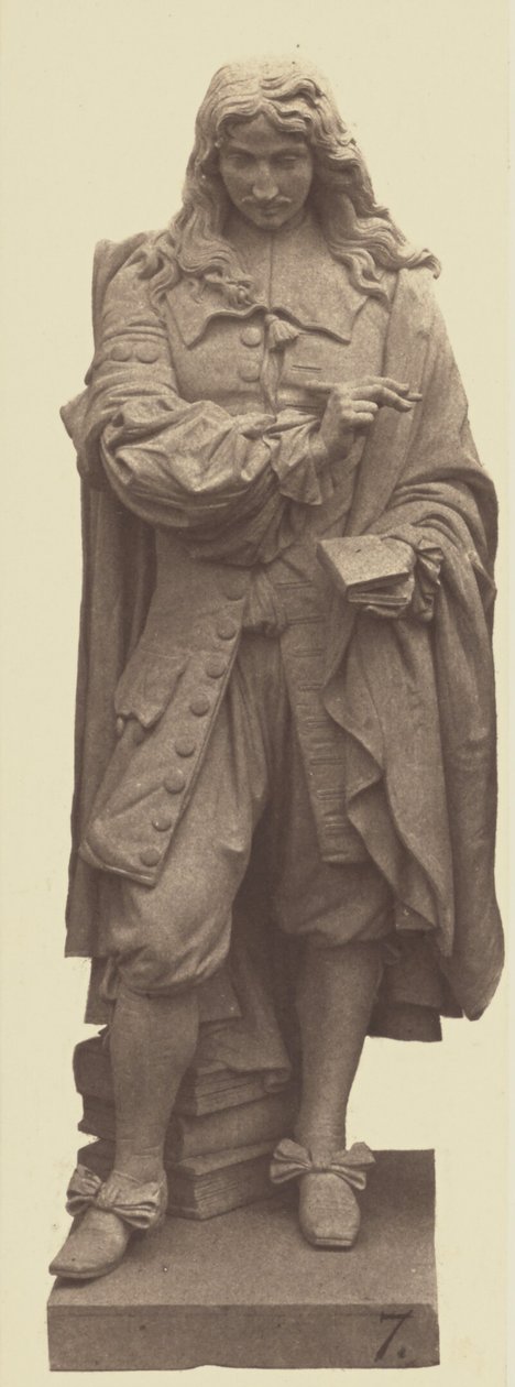 ["La Rochefoucauld", Noël Jules Girard szobra, a Louvre díszítése, Párizs] alkotó: Édouard Baldus