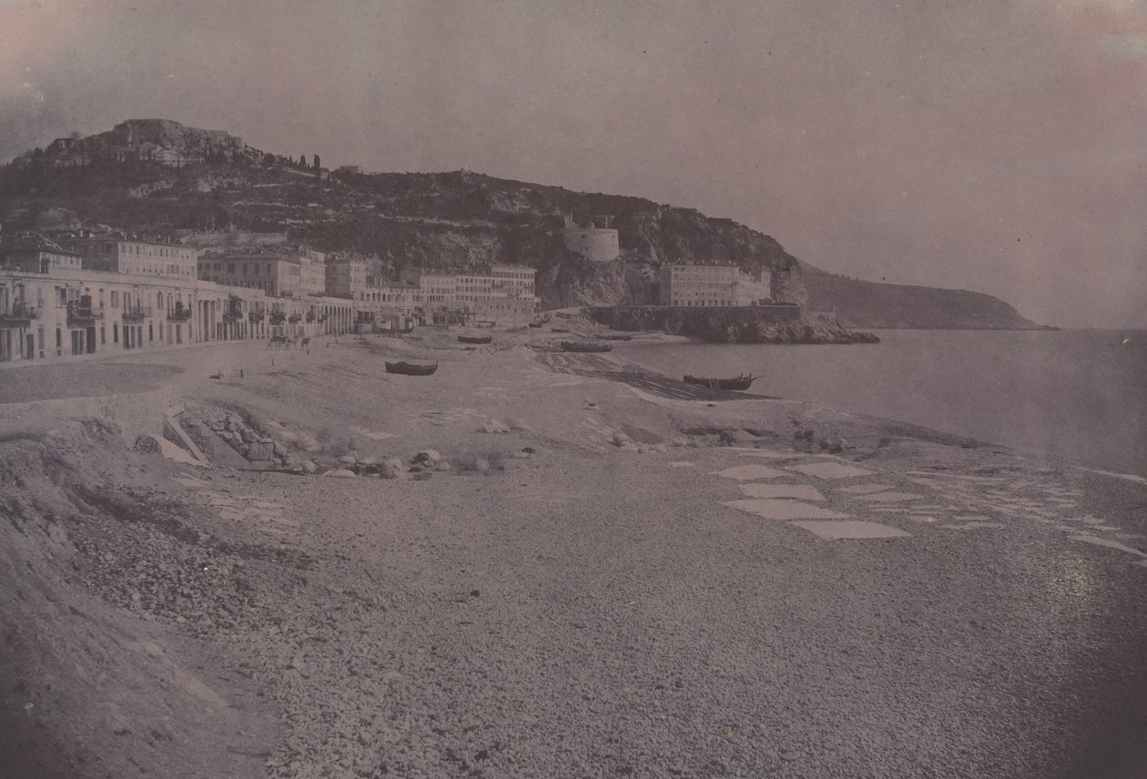 A ponchettek Nizzában, c. 1855. alkotó: Édouard Baldus