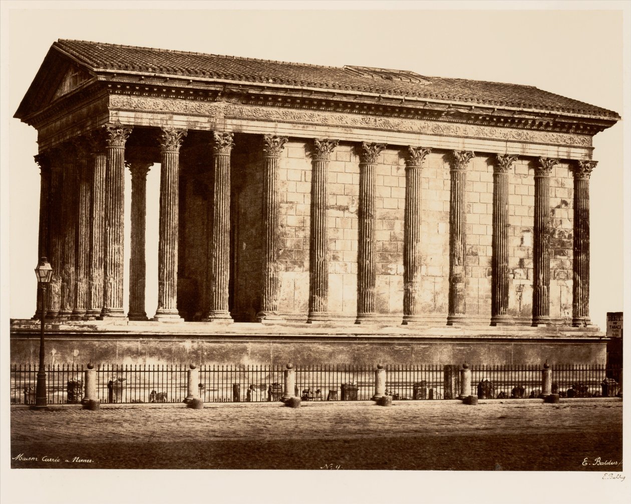 Maison Carrée Nîmes-ben alkotó: Édouard Baldus