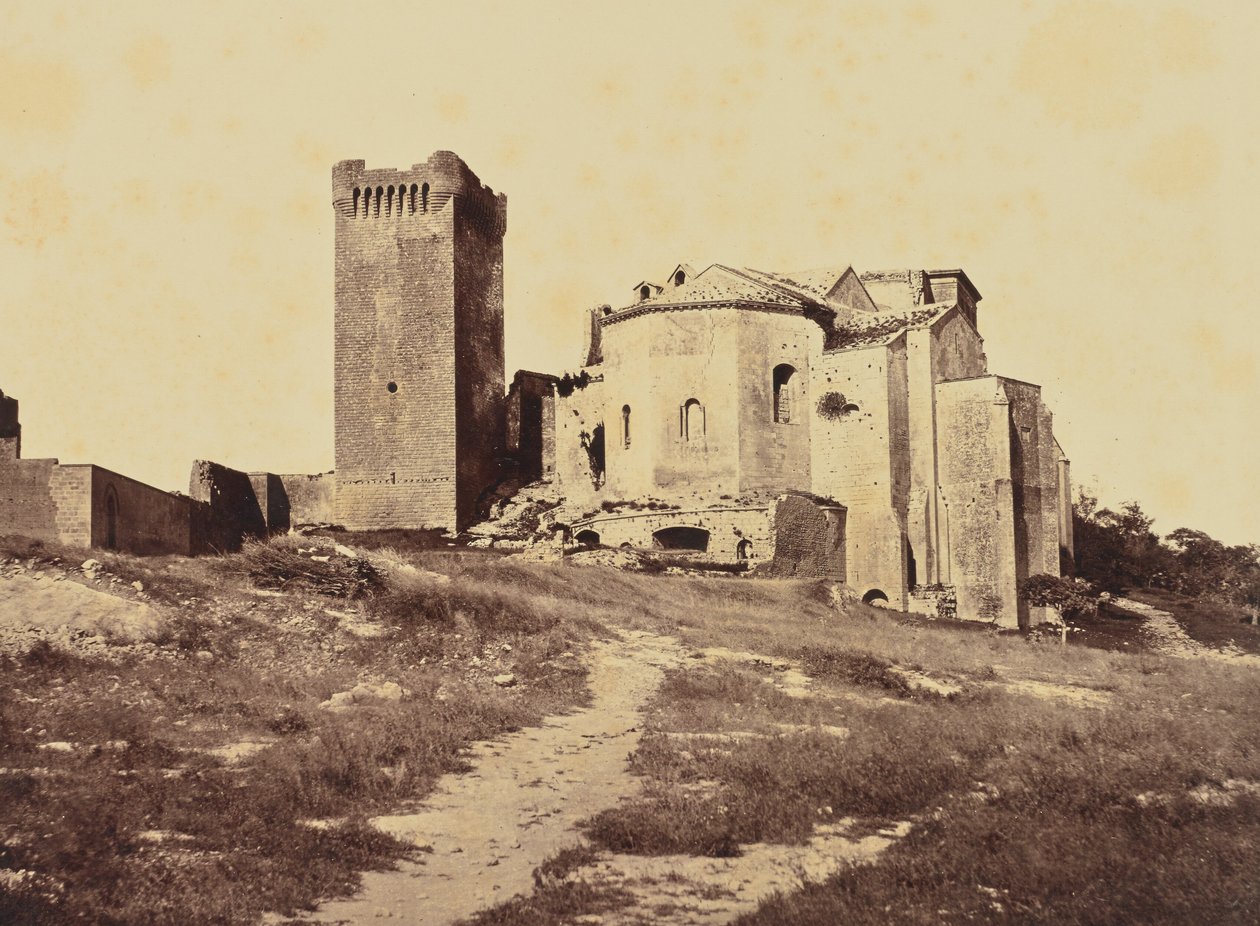 Montmajour. alkotó: Édouard Baldus