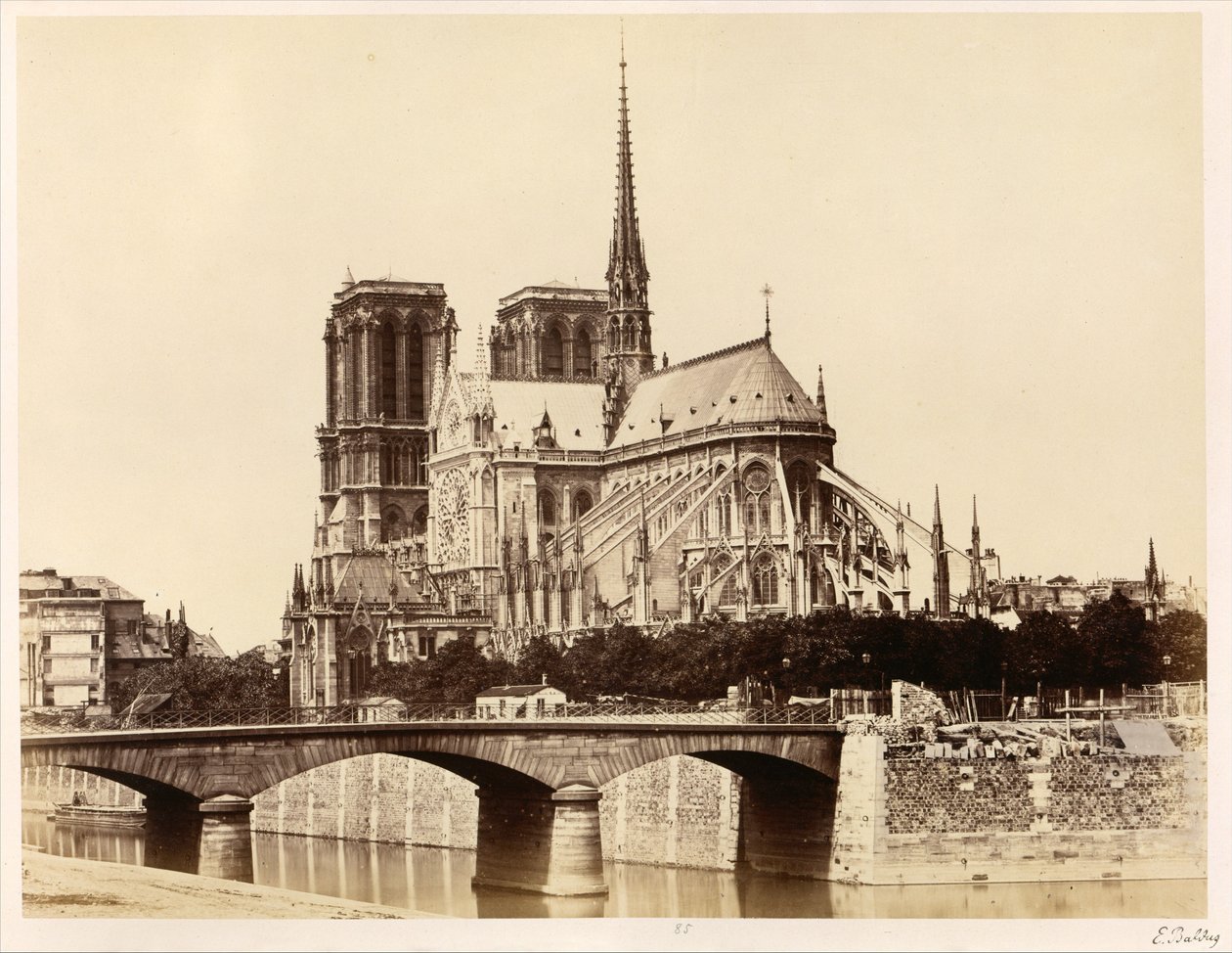 Notre-Dame (Apszis) alkotó: Édouard Baldus