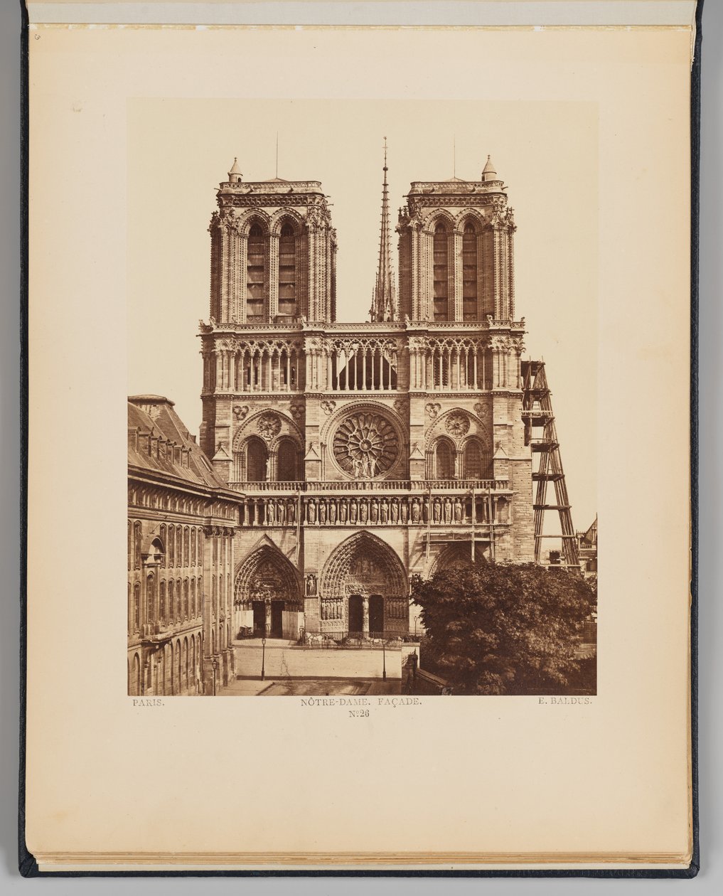 Notre-Dame (homlokzat) alkotó: Édouard Baldus
