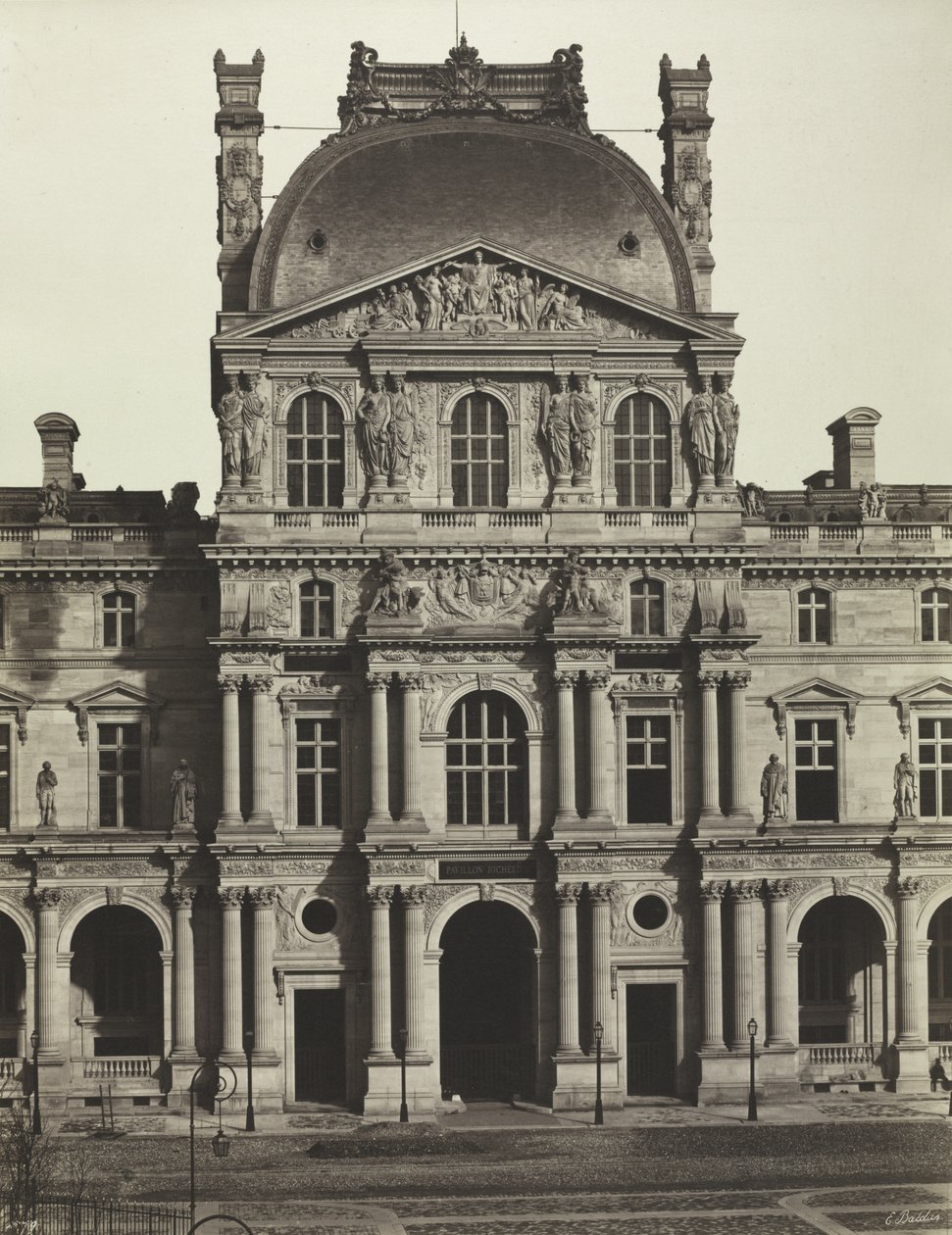 Richelieu-pavilon, Louvre, Párizs alkotó: Édouard Baldus