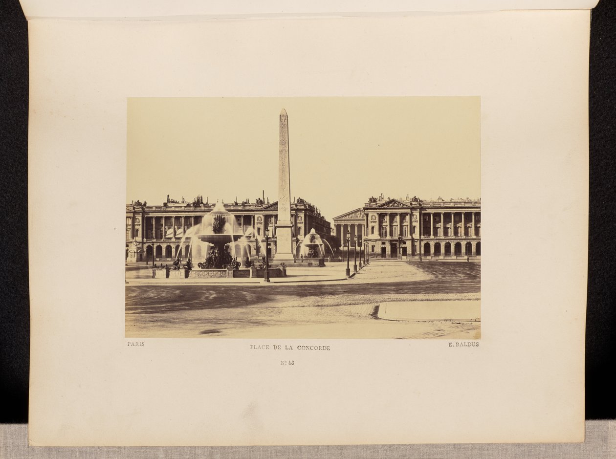 Place de la Concorde (45. szám) alkotó: Édouard Baldus