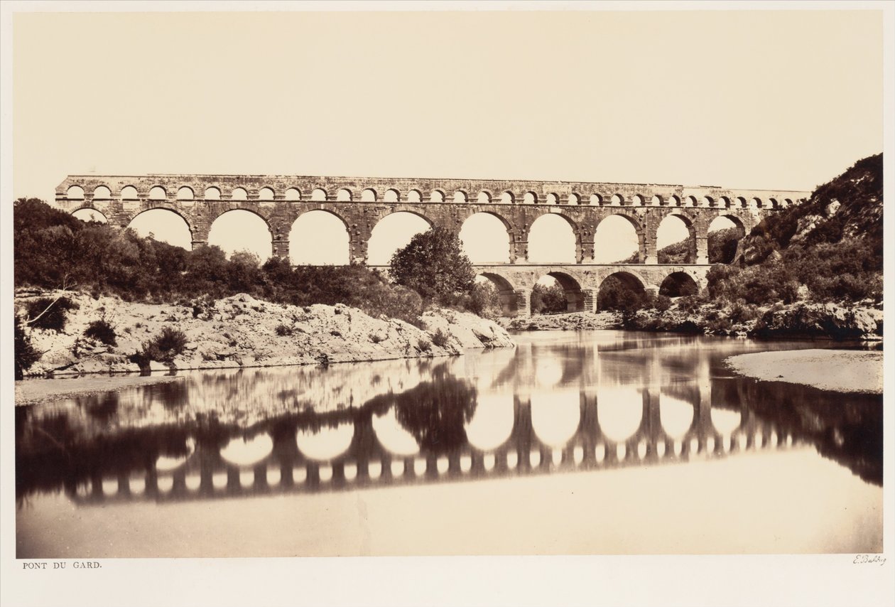 Pont du Gard alkotó: Édouard Baldus