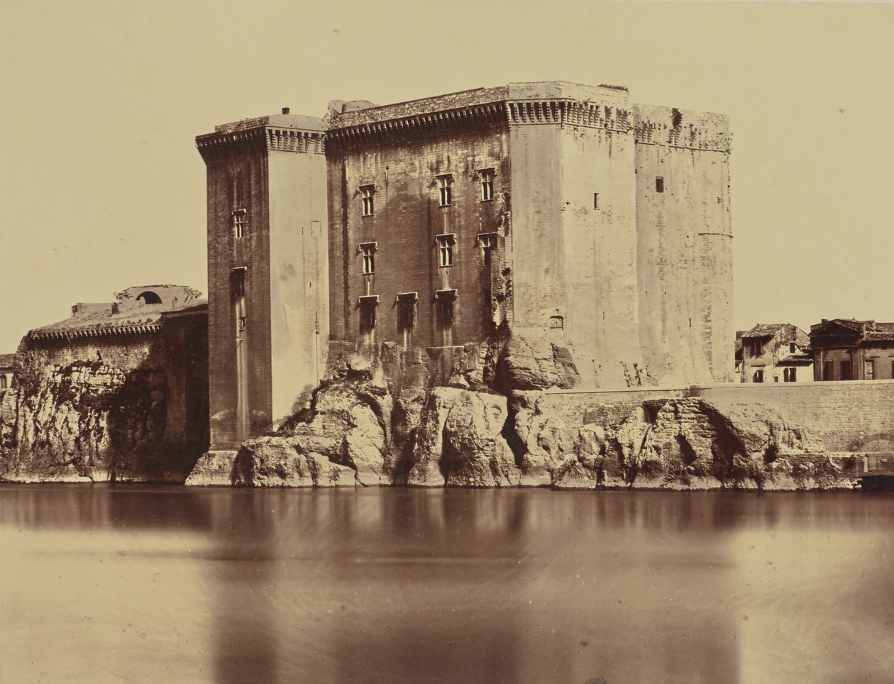 Tarascon. Kastély alkotó: Édouard Baldus