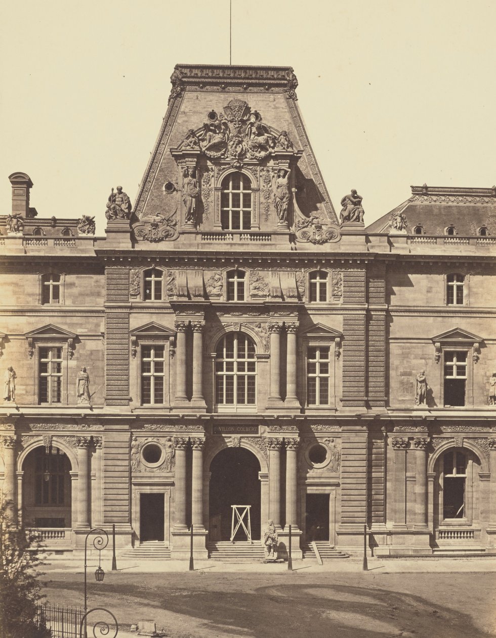Colbert-pavilon, Louvre, Párizs alkotó: Édouard Baldus