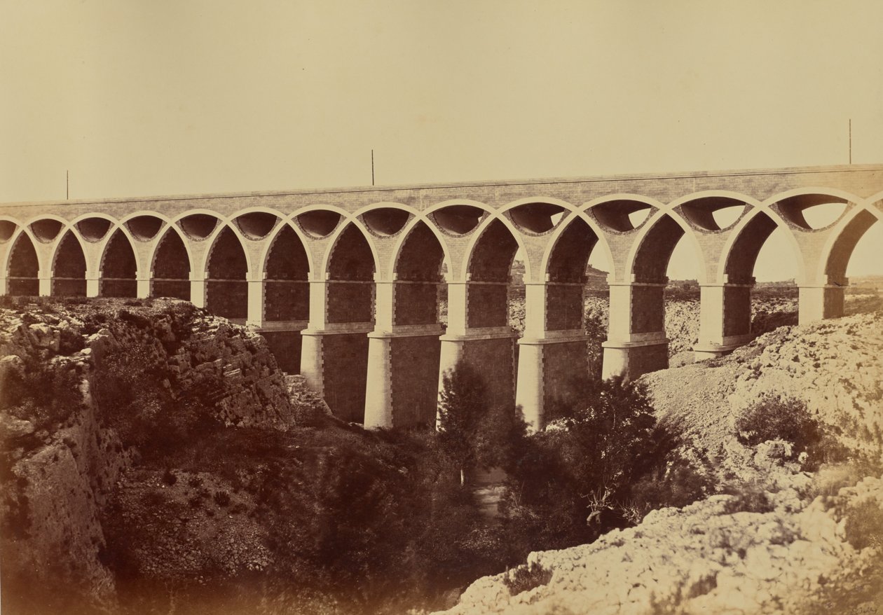 Saint-Chamas viaduktja alkotó: Édouard Baldus