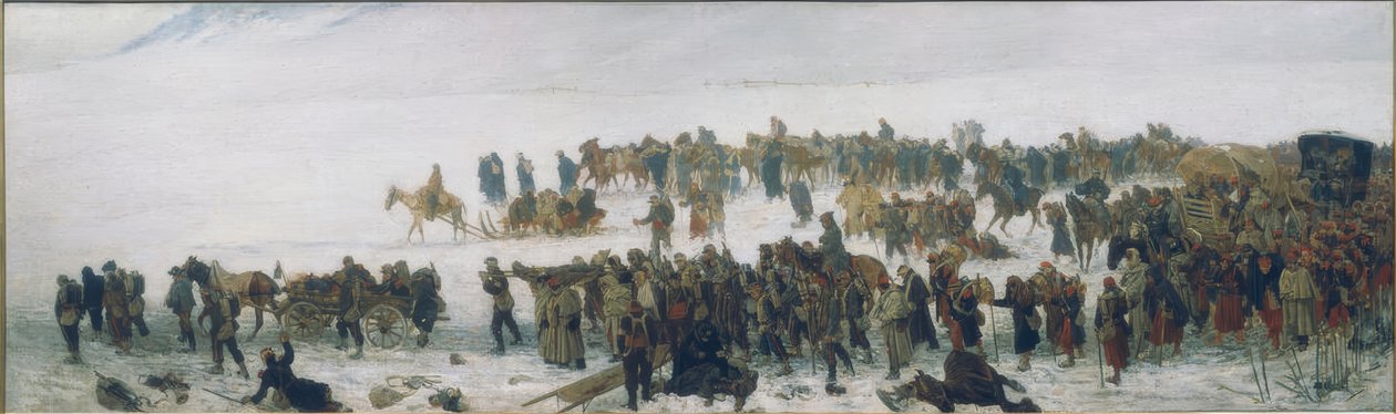 A sebesültek vonata alkotó: Edouard Castres