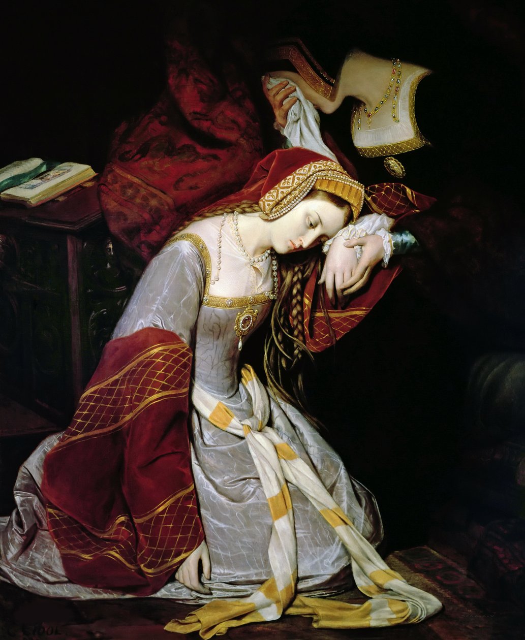 Anne Boleyn a londoni Towerben alkotó: Edouard Cibot