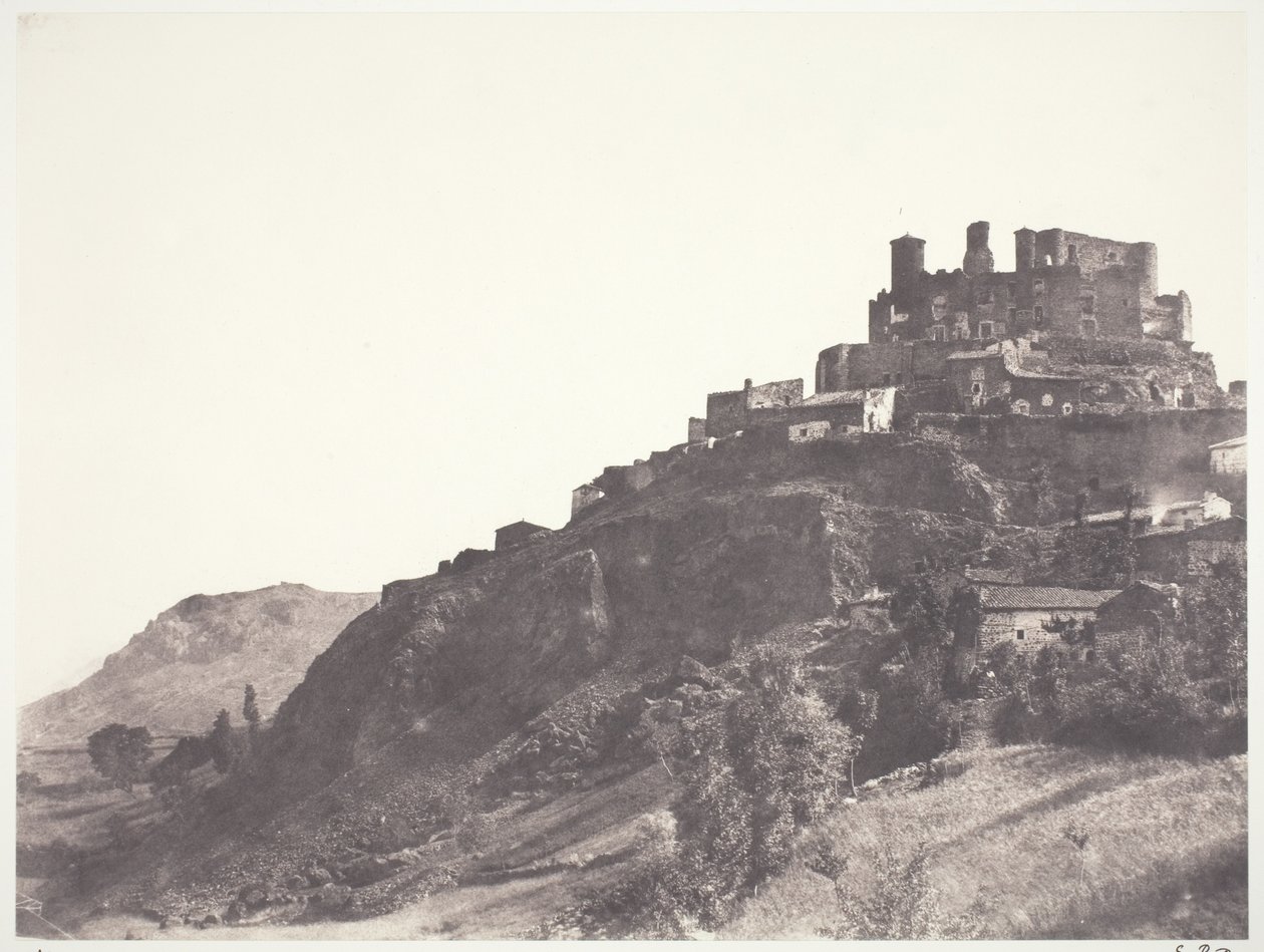Chateau de Murol Auvergne-ban alkotó: Edouard Denis Baldus