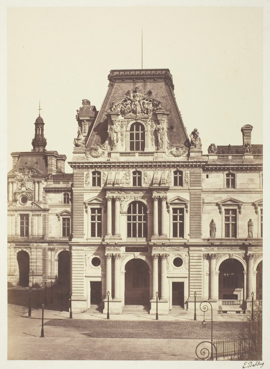 Les Tuileries alkotó: Edouard Denis Baldus