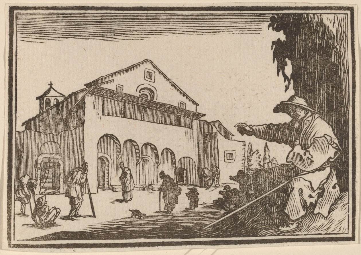 Almshouse alkotó: Edouard Eckman after Jacques Callot