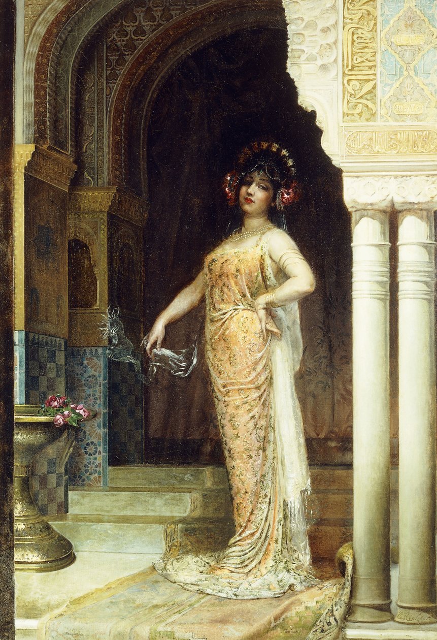 Az odaliszk; L"Odalisque, alkotó: Edouard Frederic Wilhelm Richter