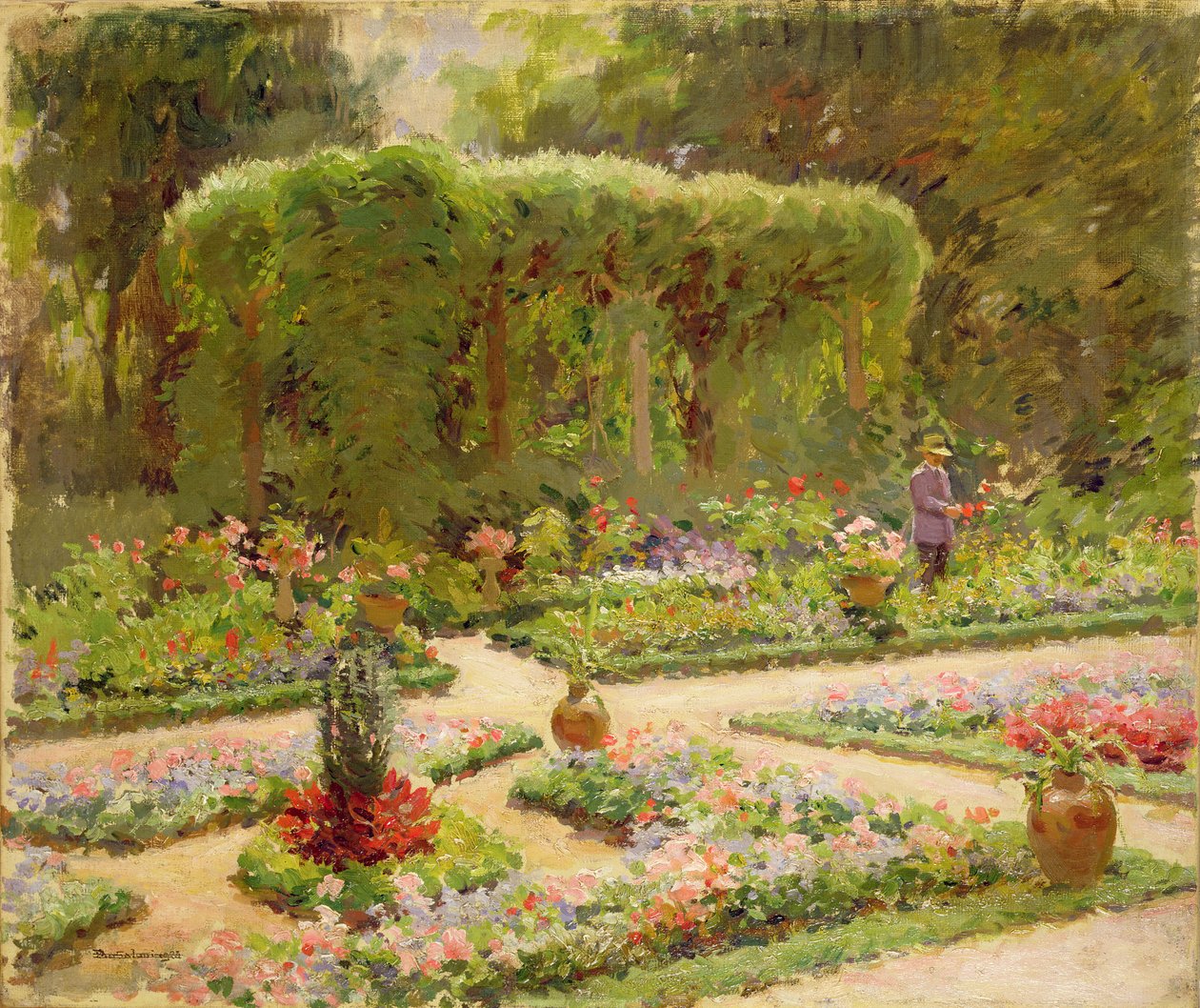A Kertész kertje alkotó: Edouard Gaetan Charles Ansaloni