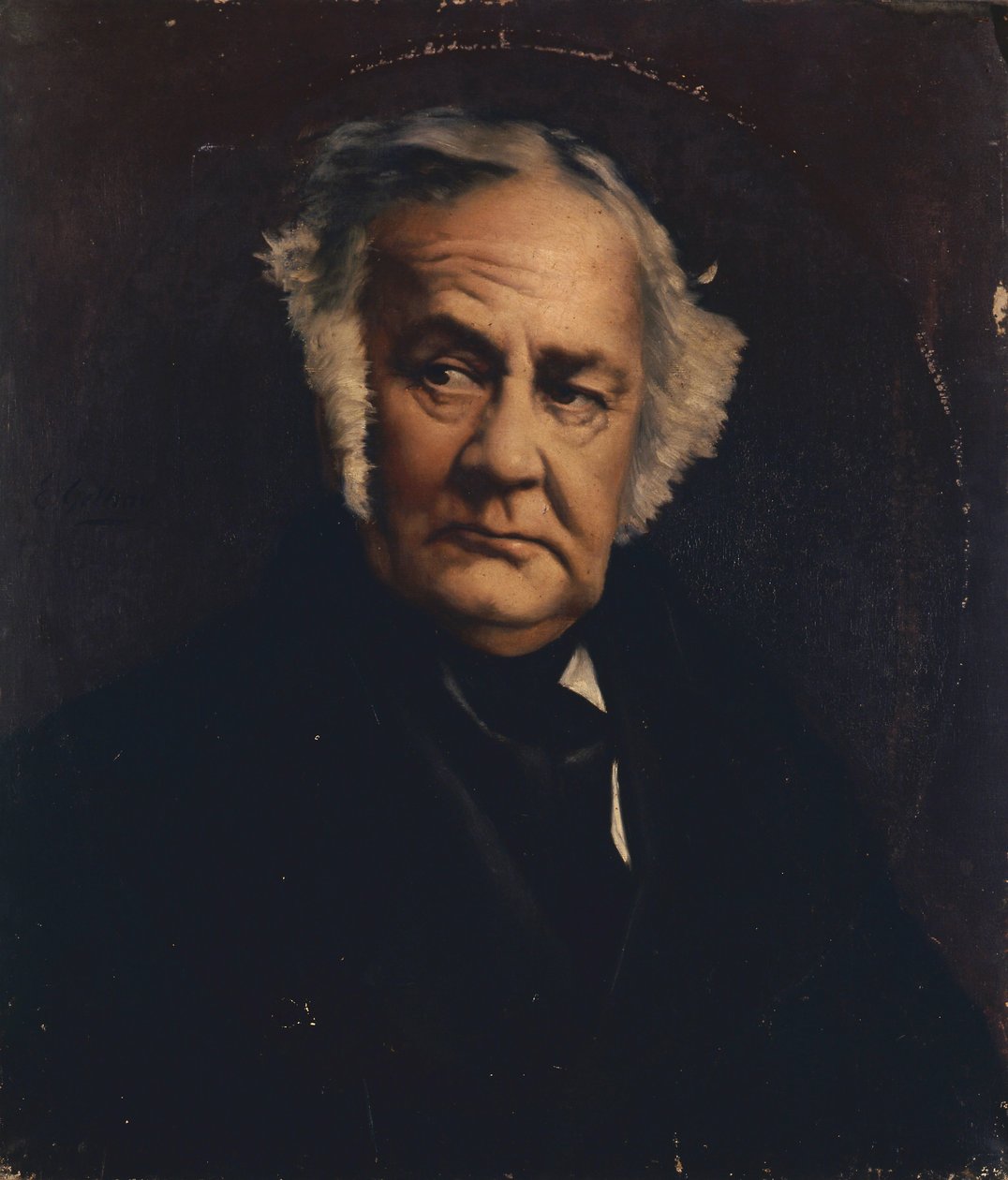 Mr. Bálna portréja alkotó: Edouard Gelhay