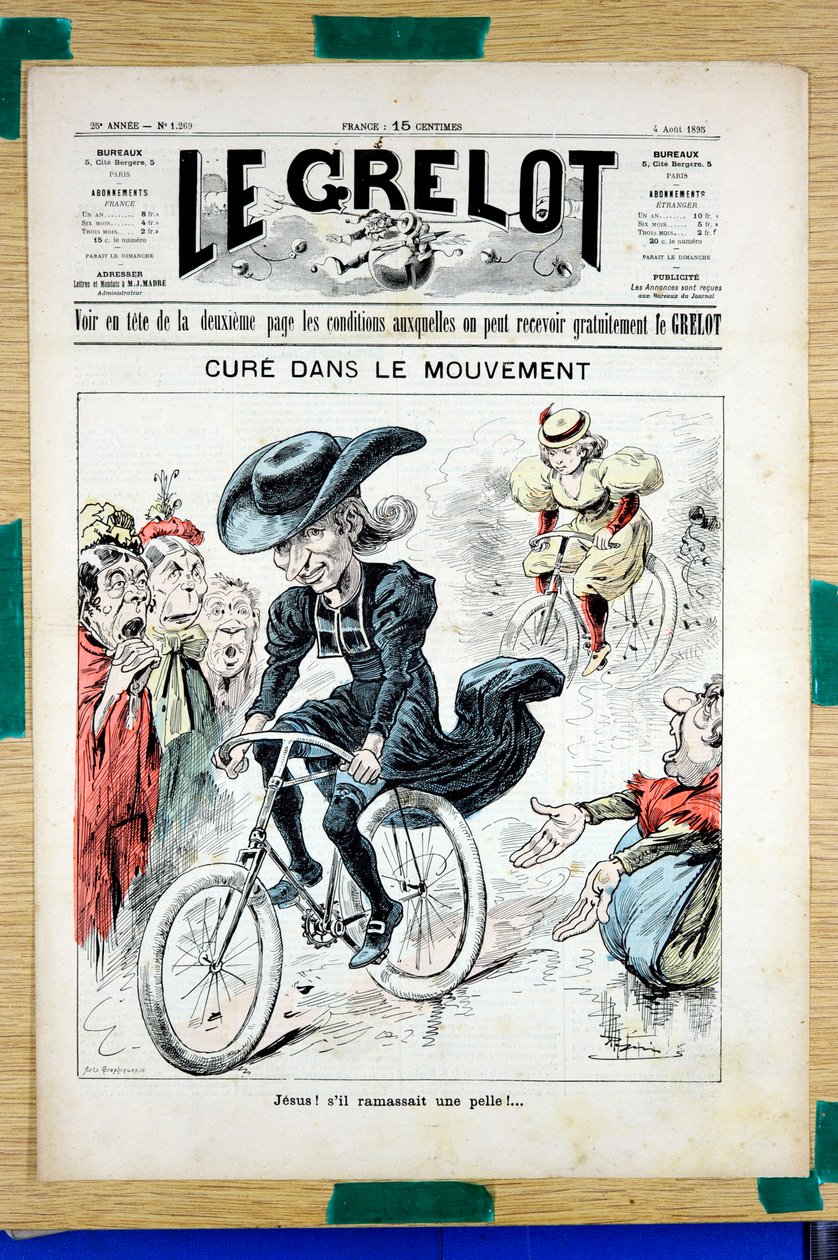 A „Le Grelot” borítója, 1269. szám, Satirique en Colors alkotó: Edouard Guillaumin Pepin