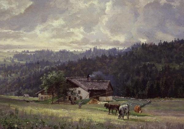 Sandoz a la Joux Perret-ben alkotó: Edouard Jeanmarie