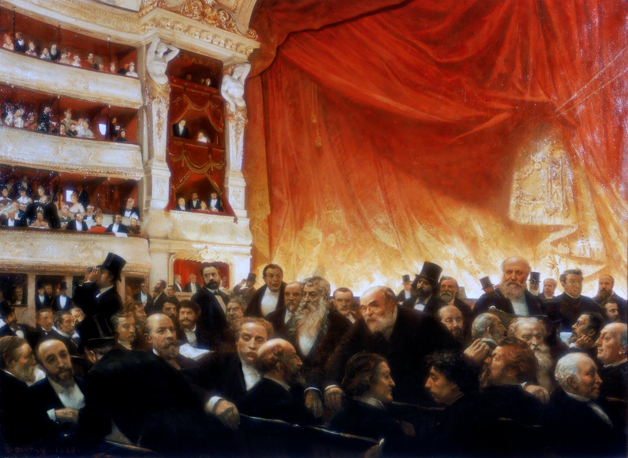 Egy időköz a Comedie Francaise-vel, 1886 alkotó: Edouard Joseph Dantan