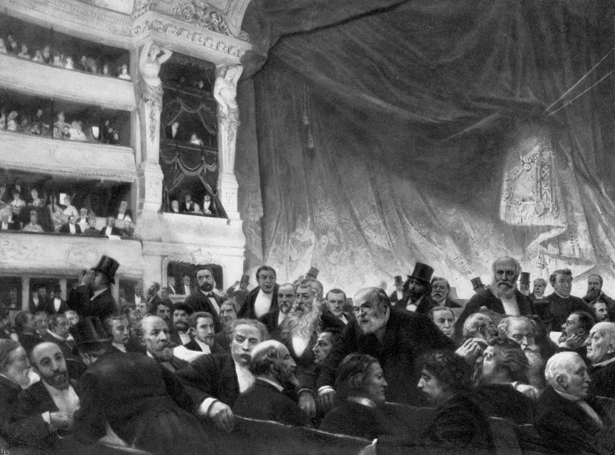 Intervallum a Comedie Francaise-ben alkotó: Edouard Joseph Dantan