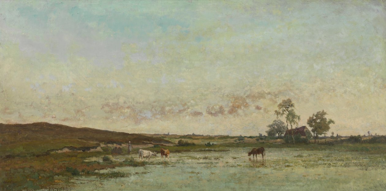 Fen in the Kempen (olaj, vászon) alkotó: Edouard Jules Joseph Huberti
