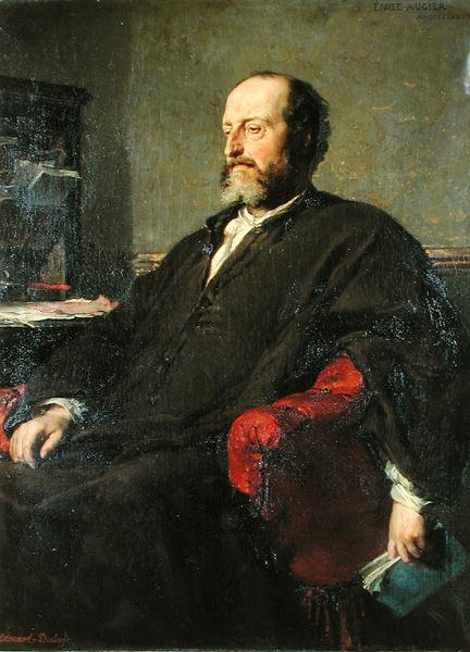 Guillaume Victor Emile Augier (1820-89) 1877 alkotó: Edouard Louis Dubufe