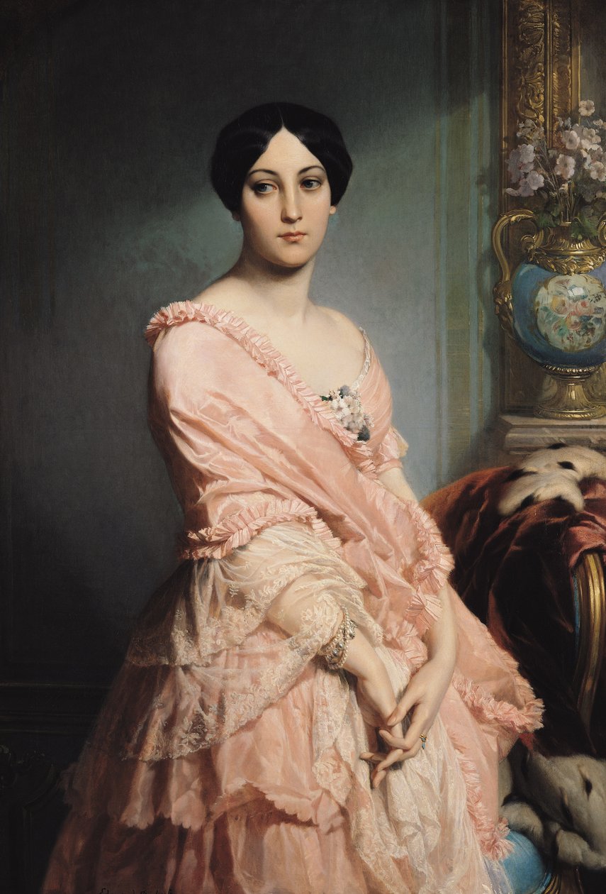 Madame F portréja, 1850-51 alkotó: Edouard Louis Dubufe