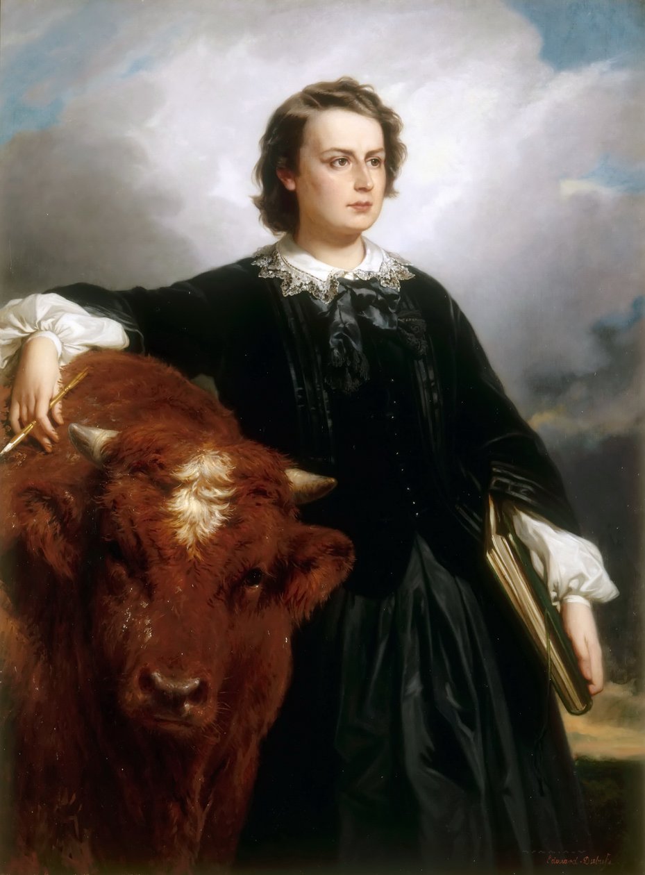 Rosa Bonheur portréja alkotó: Edouard Louis Dubufe