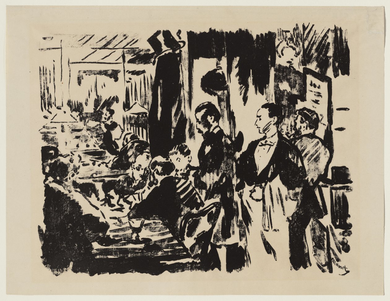 A kávéházban alkotó: Édouard Manet