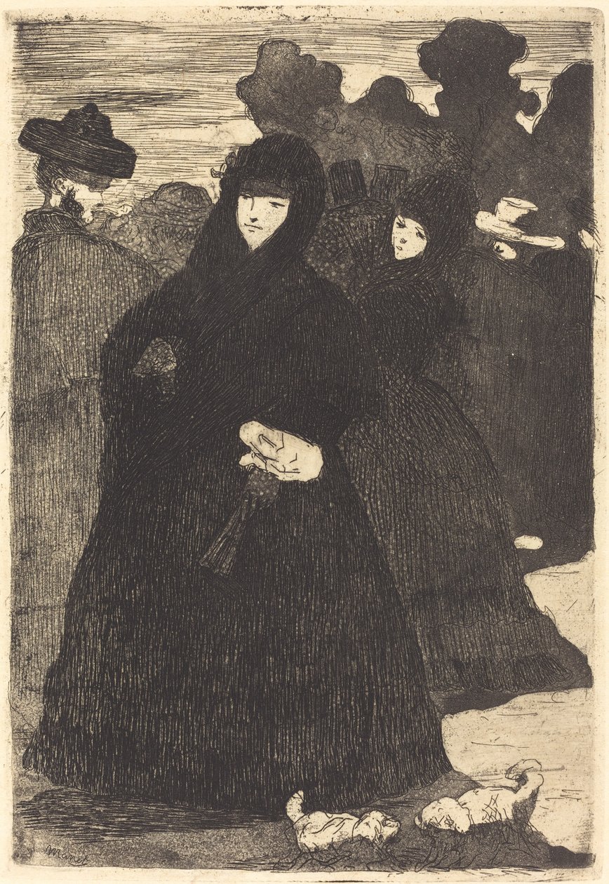 A Pradóban (Au Prado) alkotó: Édouard Manet