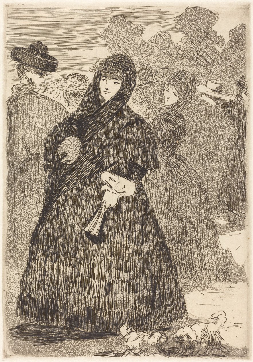 A Pradóban (Au Prado) alkotó: Édouard Manet
