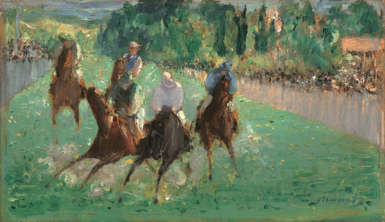 A Versenyeken c. 1875. alkotó: Édouard Manet