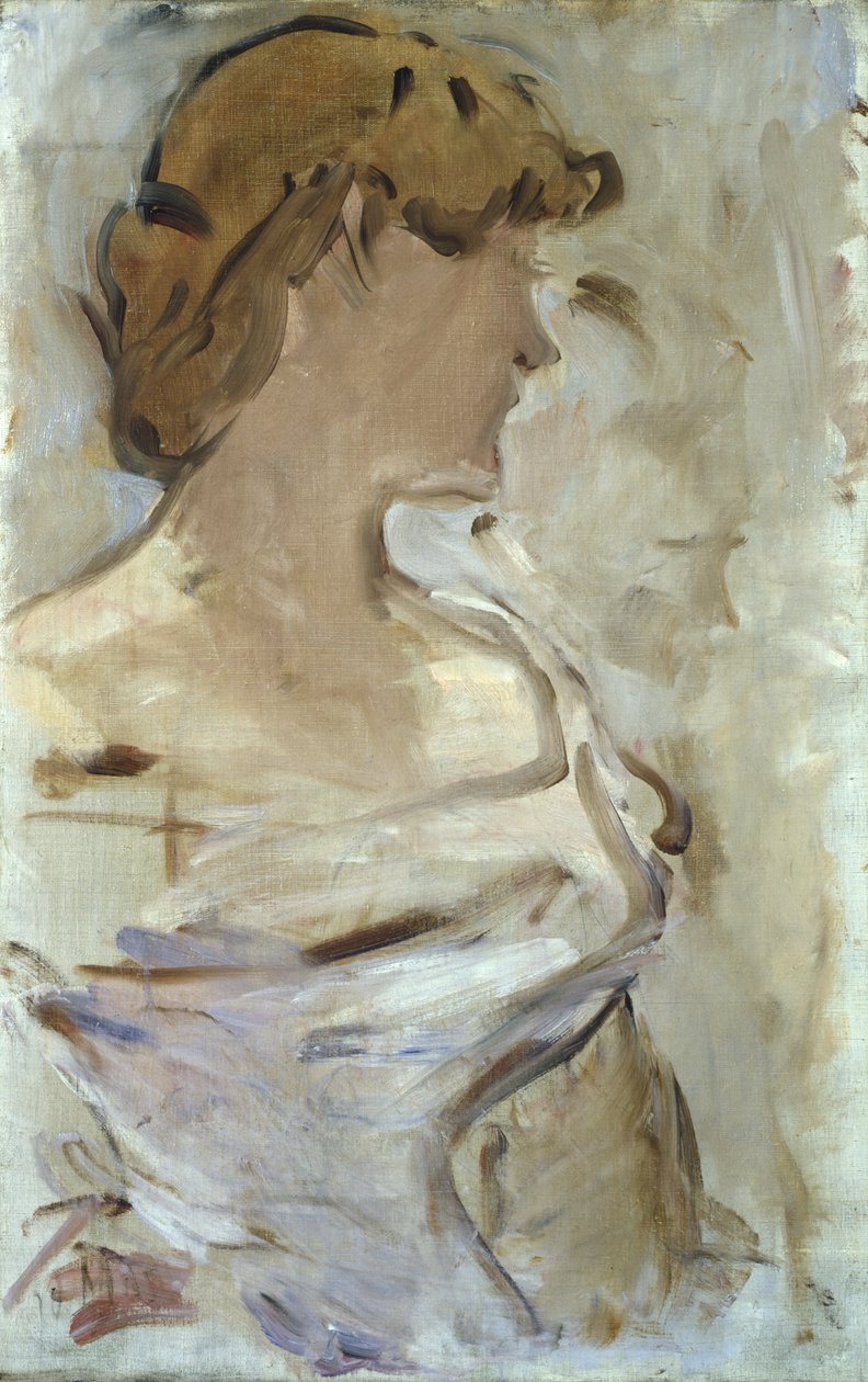 A bálon – Marguerite de Conflans báli ruhában, 1870-80 alkotó: Édouard Manet