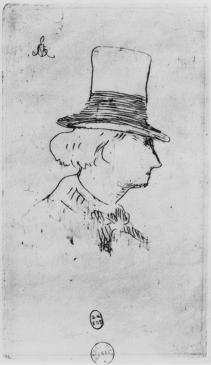 Baudelaire kalappal alkotó: Édouard Manet