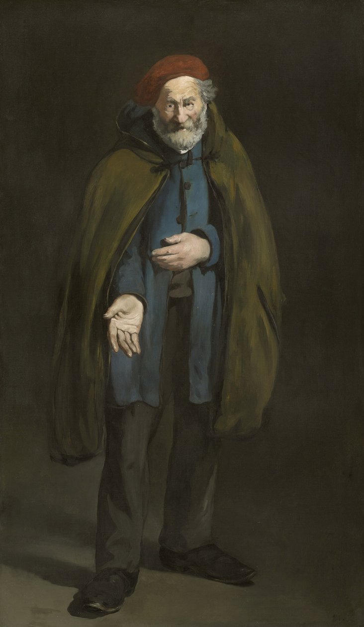Koldus kabátos kabáttal alkotó: Édouard Manet