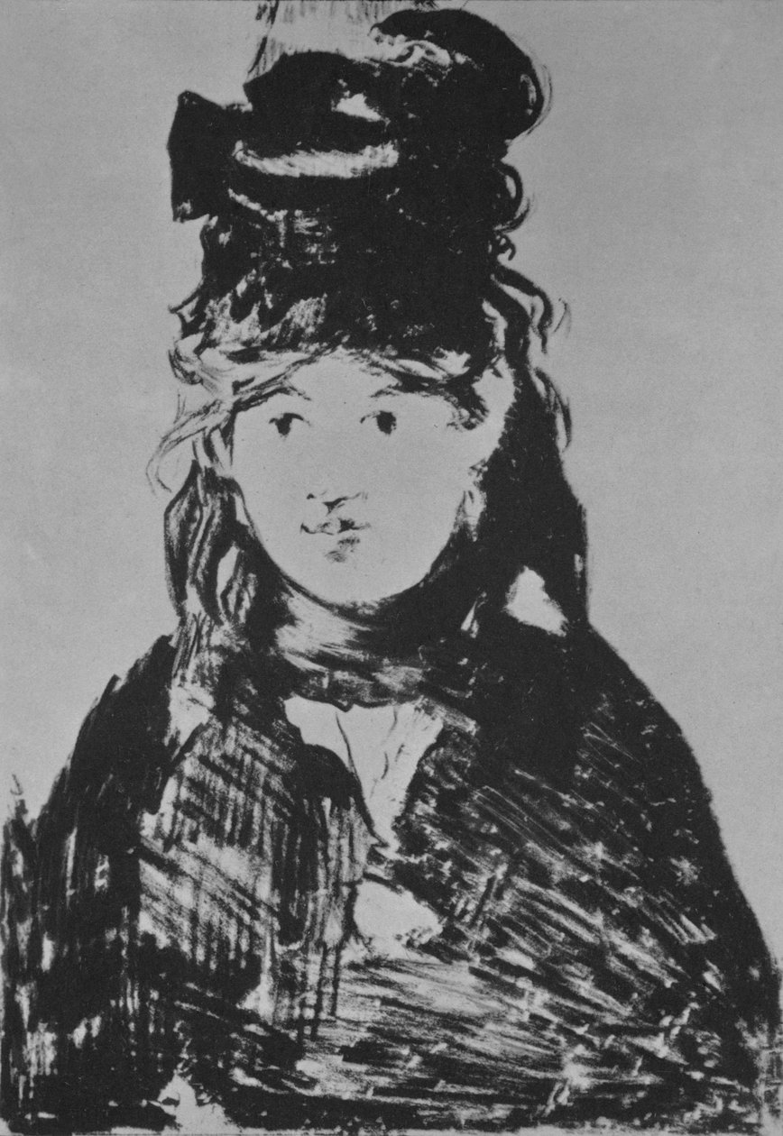 Berthe Morisot, c. 1870-es évek, 1946. alkotó: Édouard Manet
