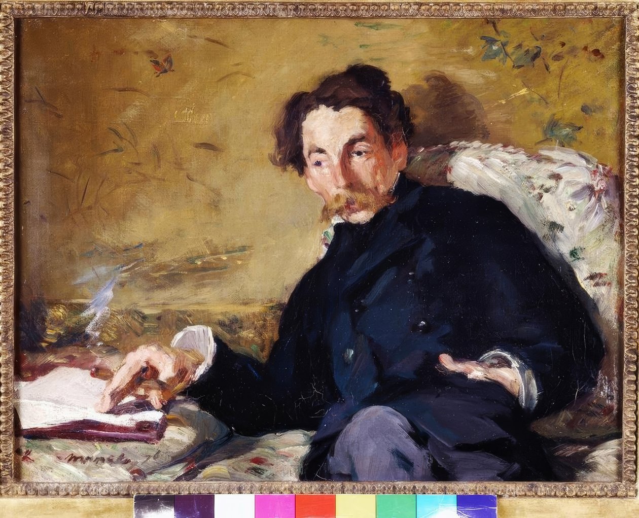 Bildnis von Stéphane Mallarmé alkotó: Édouard Manet