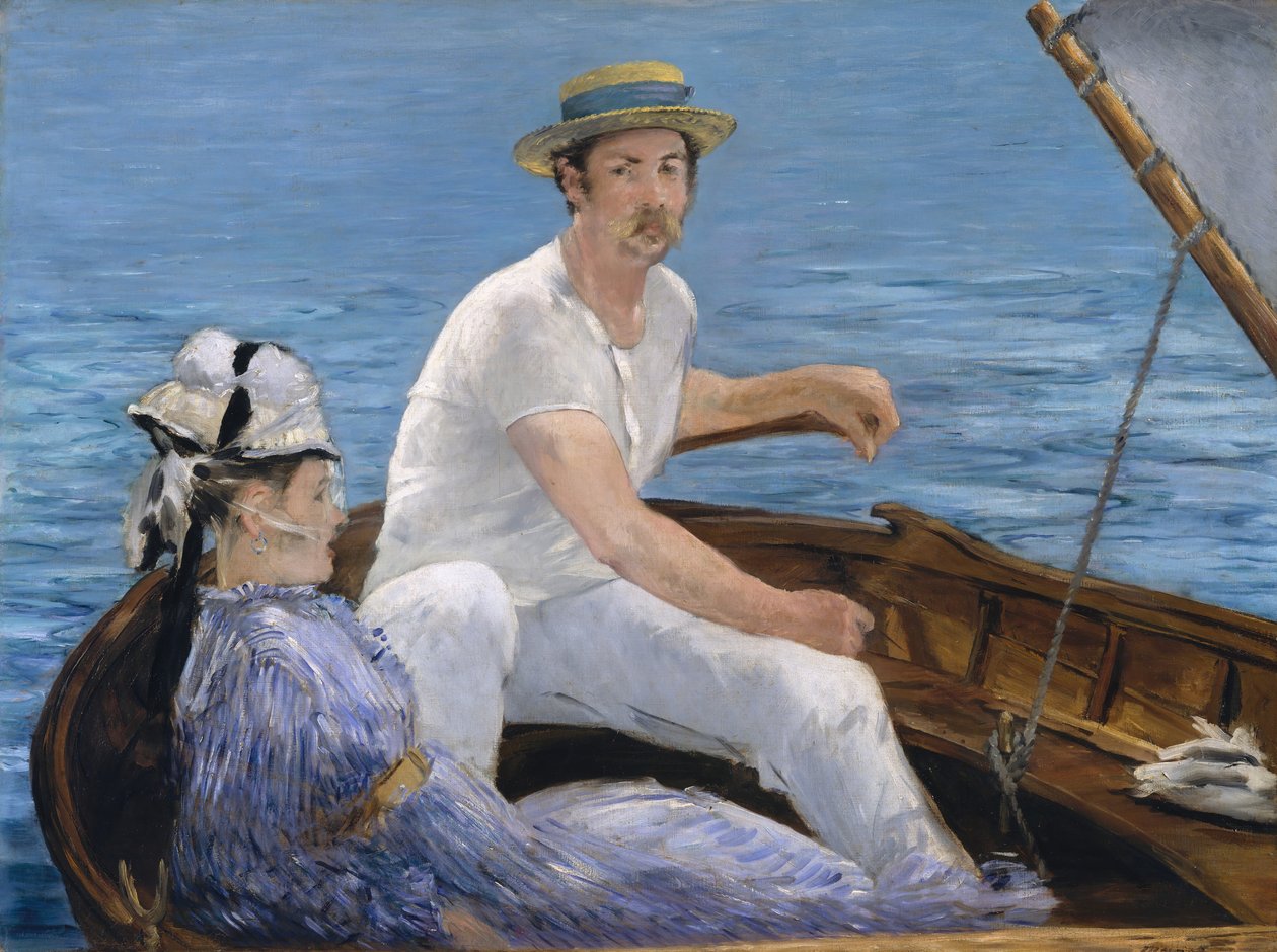 Csónakázás, 1874. alkotó: Édouard Manet