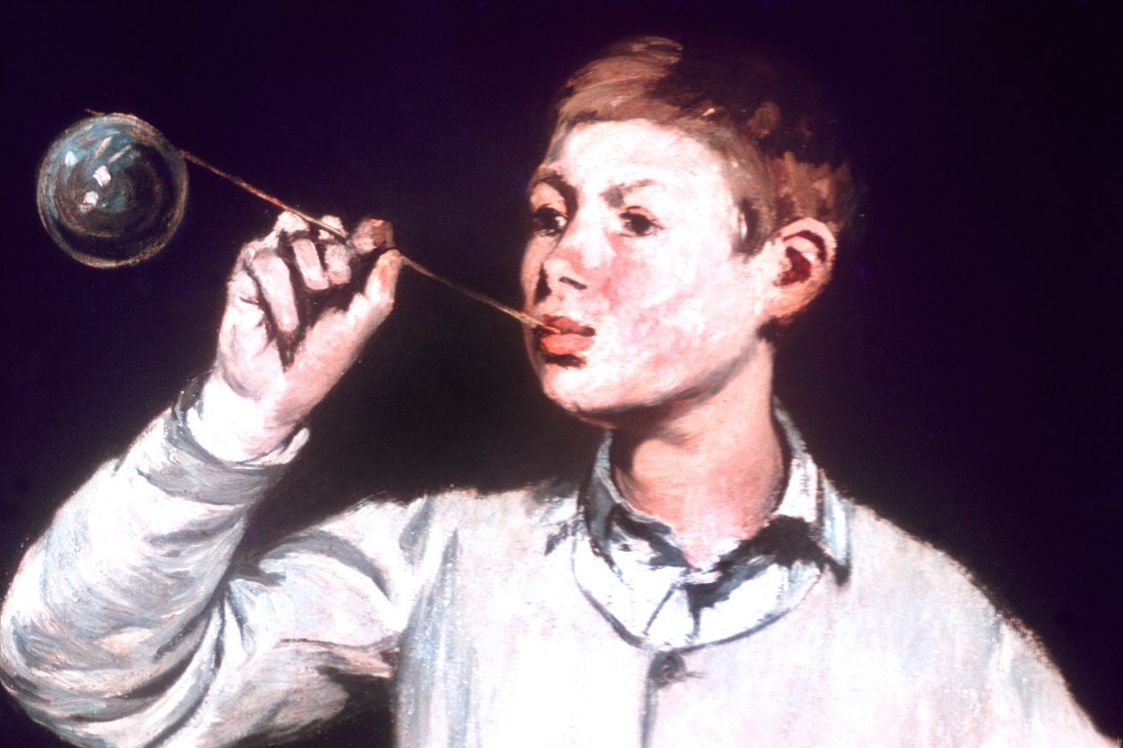 Buborékfújó fiú, részlet, 1867 alkotó: Édouard Manet