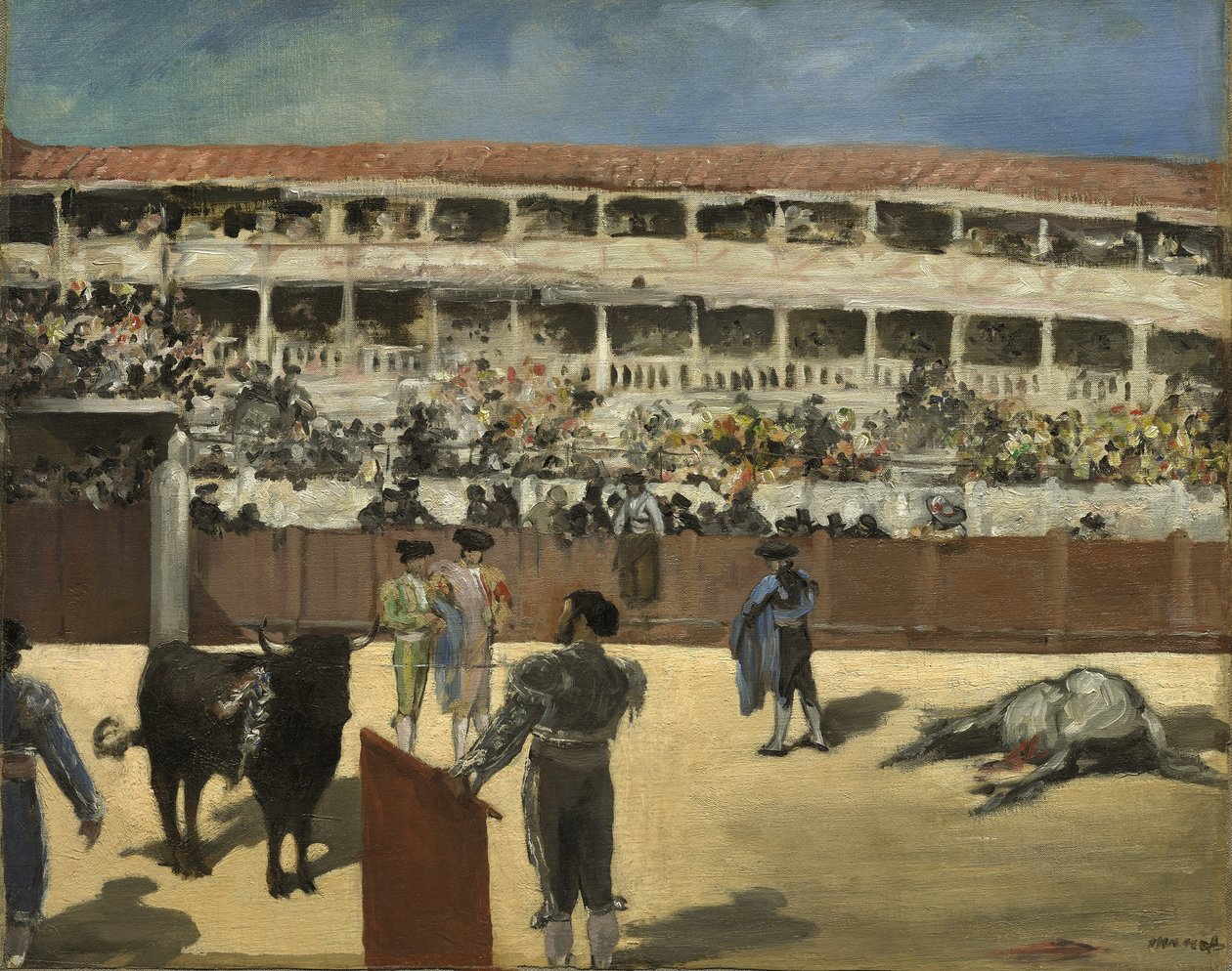 Bikaviadal, 1865-66 alkotó: Édouard Manet