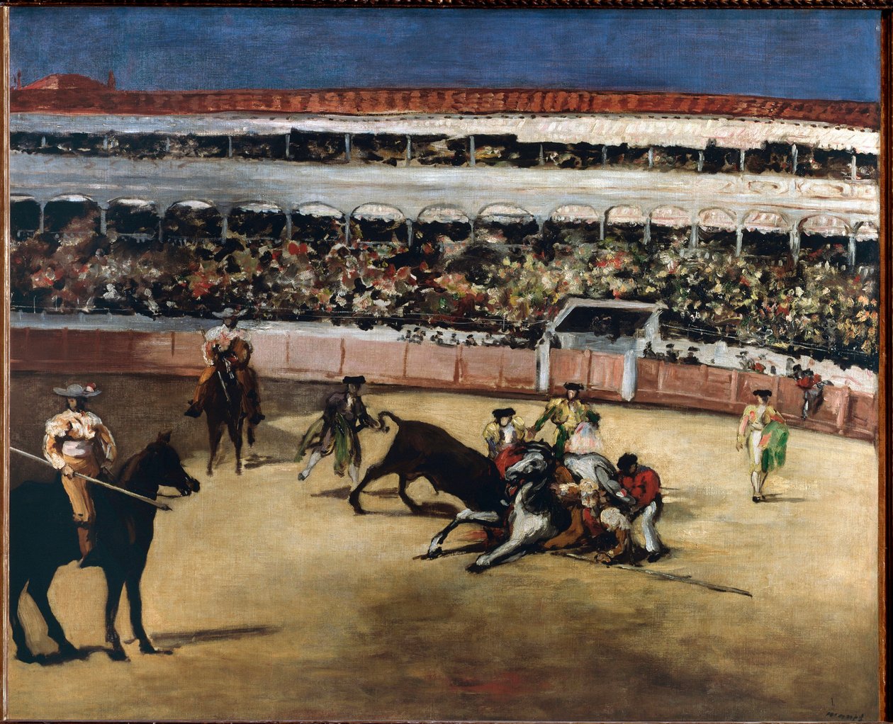 Bikaviadal - 1865-1866. Olajfestmény alkotó: Édouard Manet