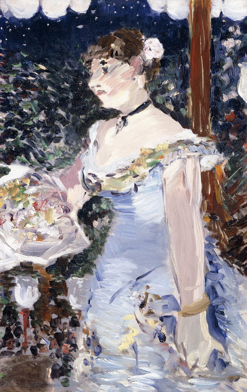 Kávéház-koncert énekes alkotó: Édouard Manet