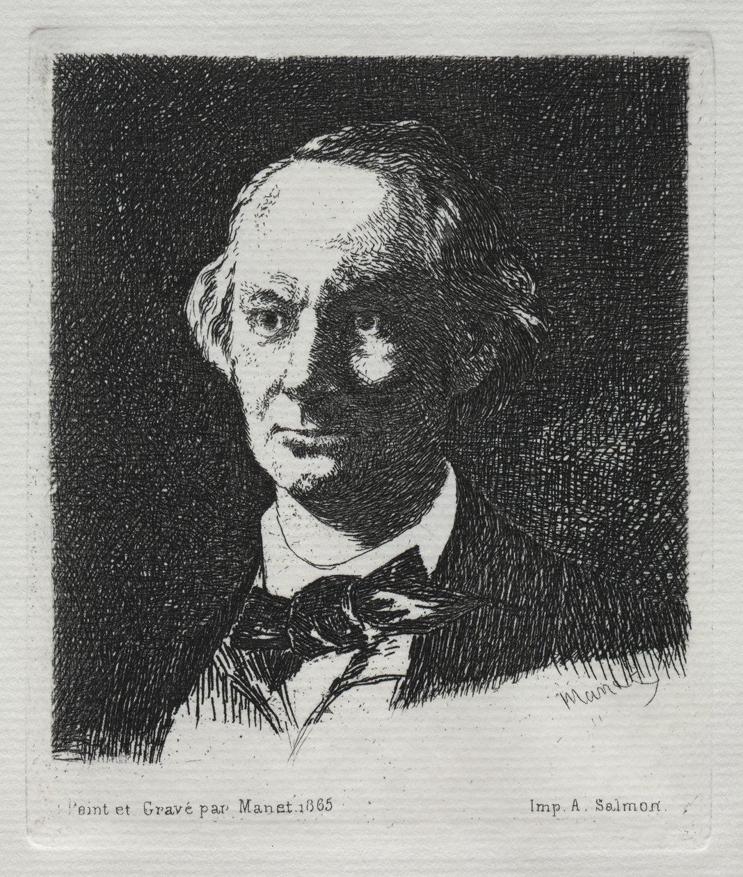 Charles Baudelaire alkotó: Édouard Manet