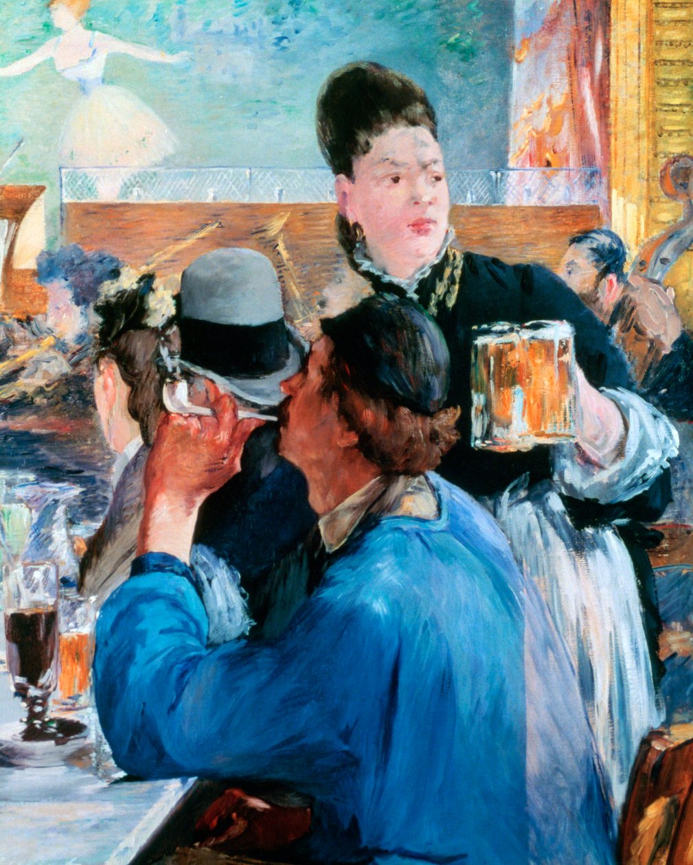 Kávéházi koncert sarka, 1878-1880 alkotó: Édouard Manet