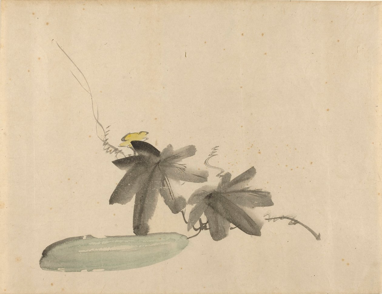 Uborka levelekkel alkotó: Édouard Manet