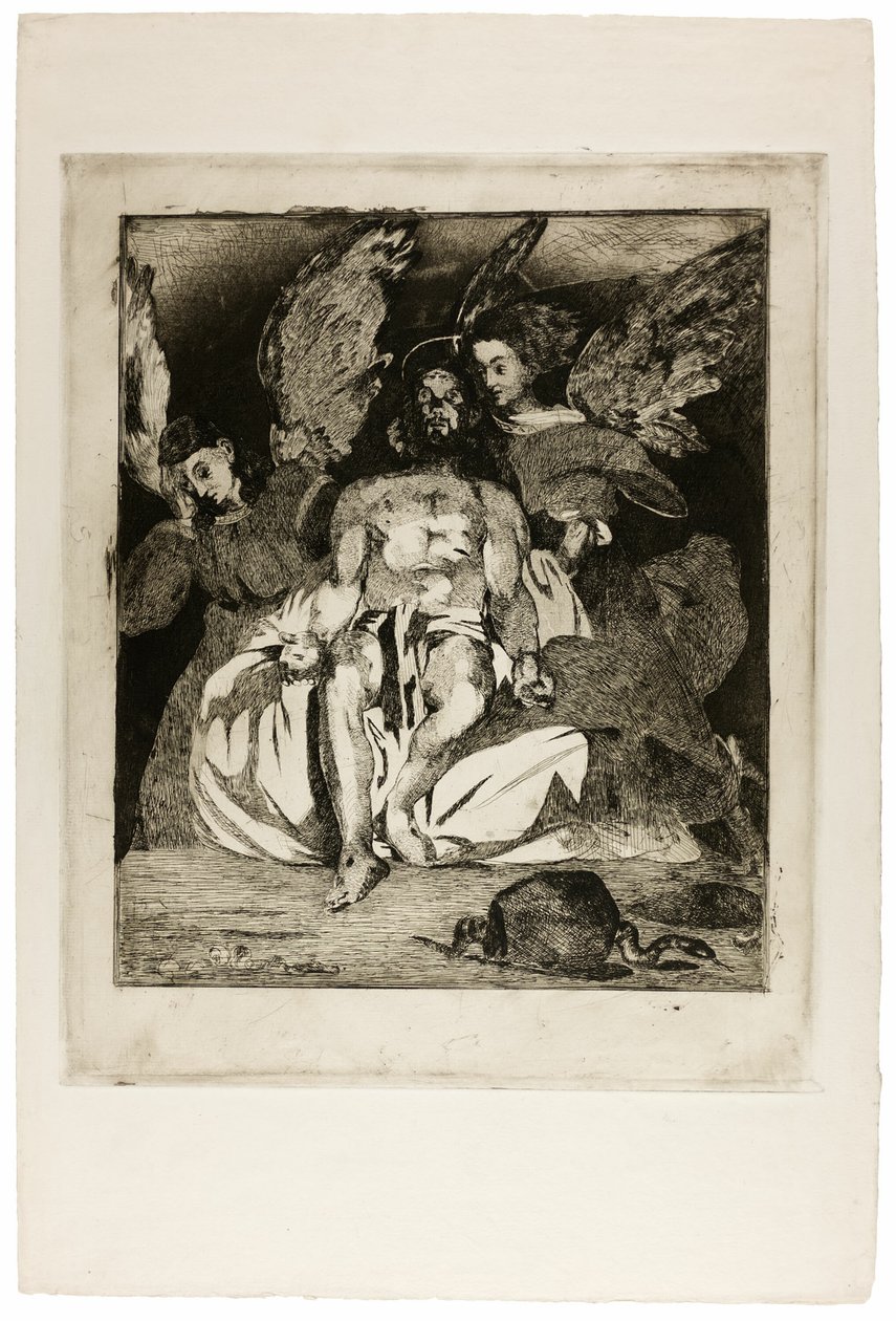 Halott Krisztus angyalokkal alkotó: Édouard Manet