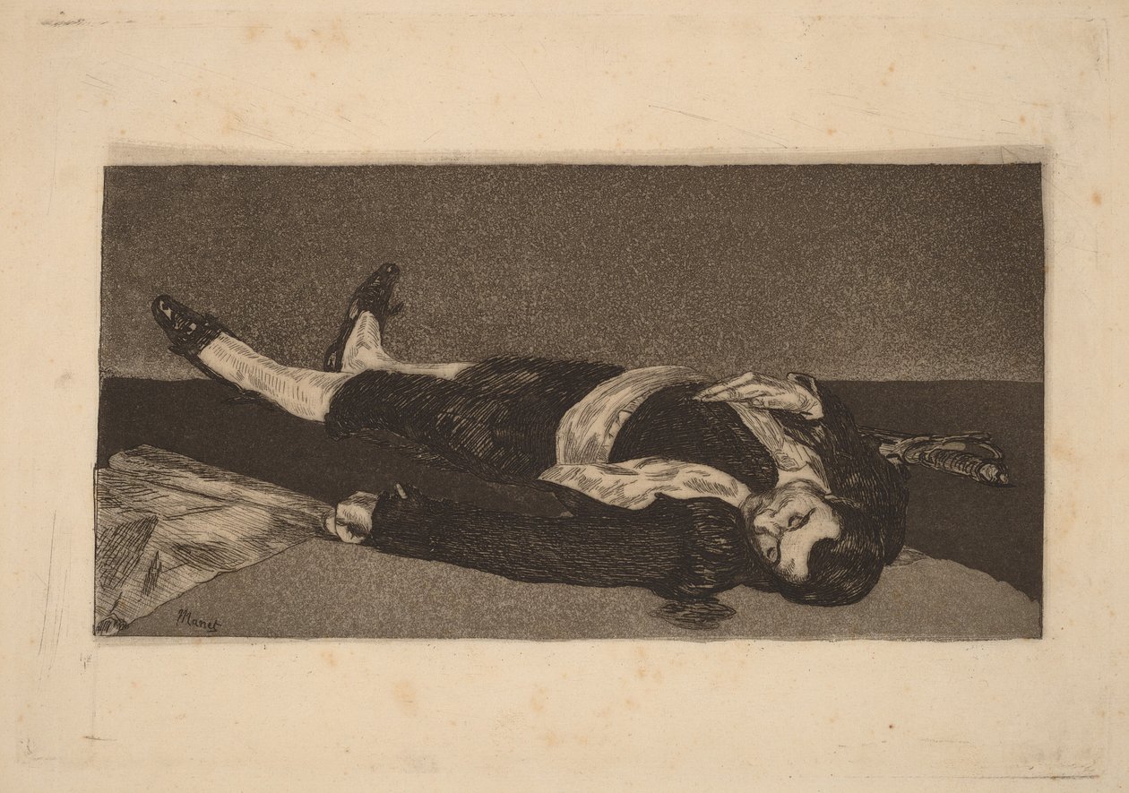 Halott torreádor alkotó: Édouard Manet
